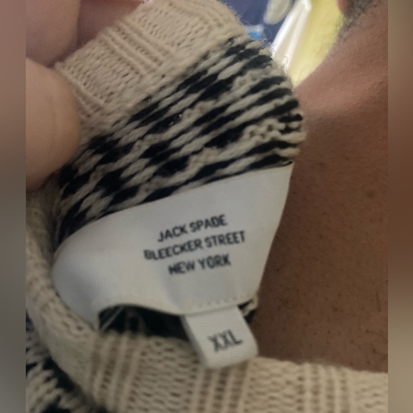 Jack Spade, Wool sweater with pattern, XXL - Picture 9 of 11